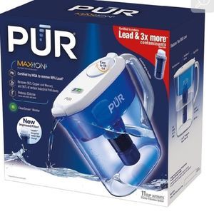 Lead Reducing Water Pitcher PUR cosmetics Max-ion $82 value New Home kitchen